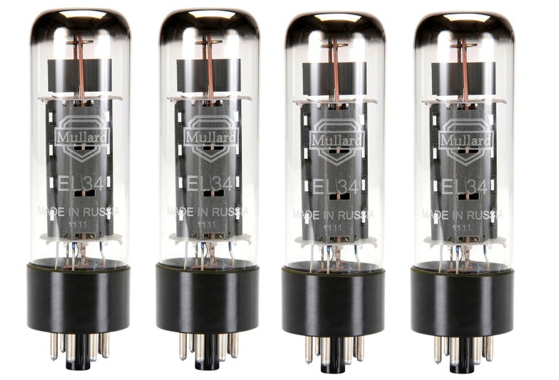 Mullard EL34 Power Vacuum Tube, Platinum Matched Quad